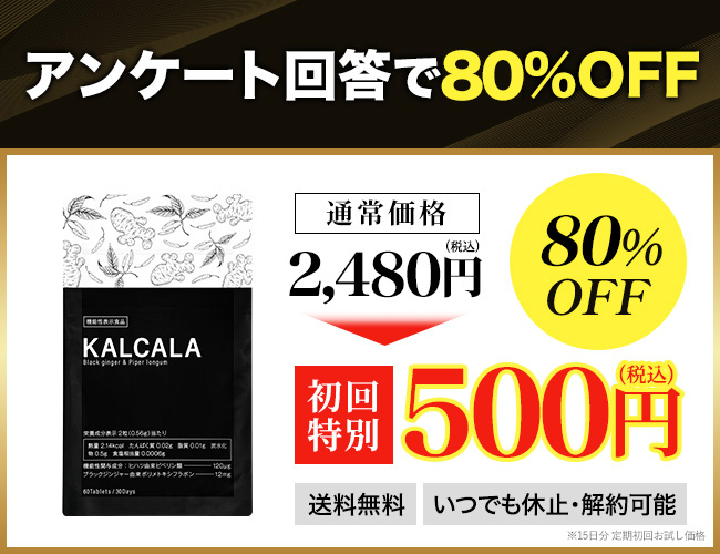 アンケート回答で80%OFF